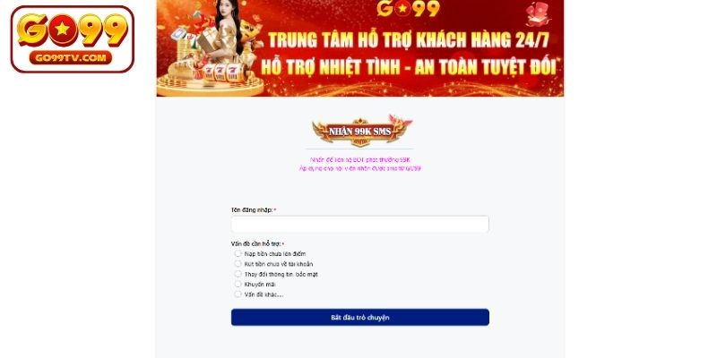 Những lỗi thường gặp phổ biến khi đăng nhập GO99