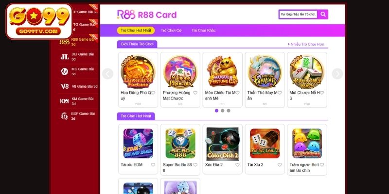 Top game bài được săn đón hàng đầu tại GO99